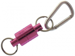 Ретривер магнитный с карабином КAHARA, розовый ― Активная Кубань,  товары для туризма, активного отдыха и спорта