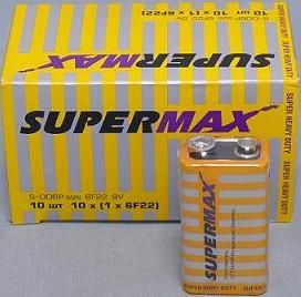 Батарейка SuperMax SUP6F22 ― Активная Кубань,  товары для туризма, активного отдыха и спорта