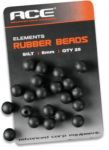 ACE Rubber Beads 6mm бусинка чер.