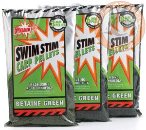 DB пелетс 900 гр. Swim Stim Betaine 6 мм. зелёная ― Активная Кубань,  товары для туризма, активного отдыха и спорта